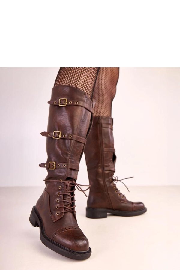 brown Thigh-Hight Boots model 220245 Solea