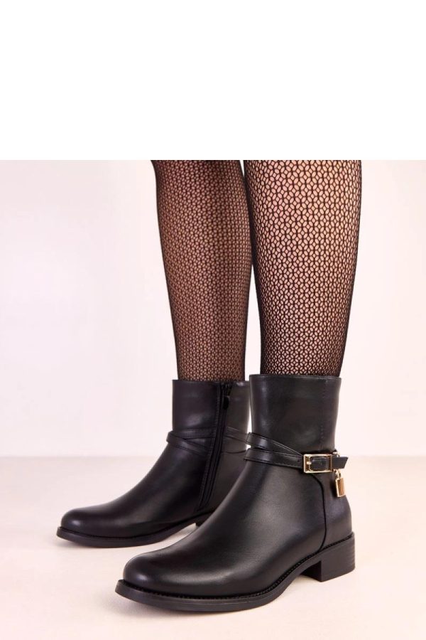 Black Boots....Fabric, Footbed, Upper Height and Heel Height