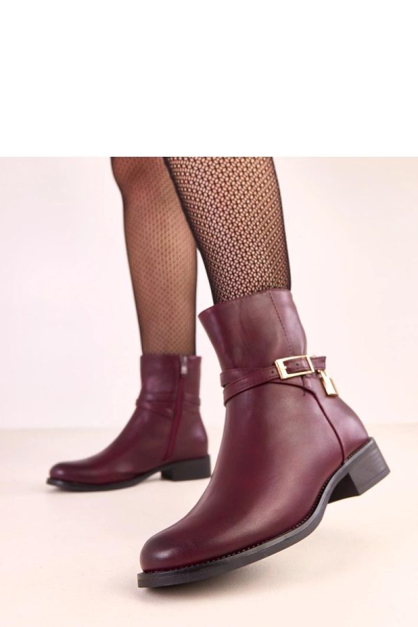 Red Boots....Fabric, Footbed, Upper Height and Heel Height
