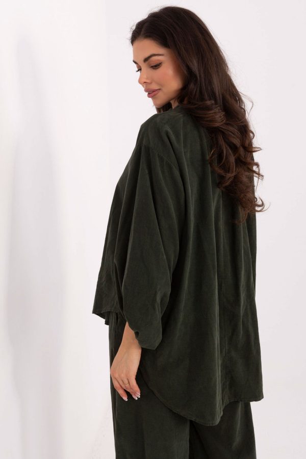 green Blouse model 220278 Italy Moda