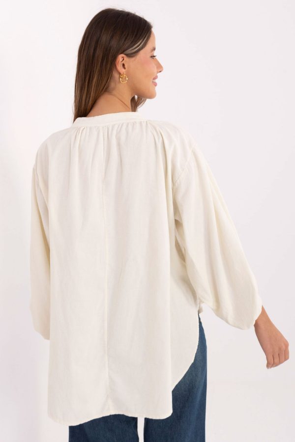 beige Blouse model 220279 Italy Moda