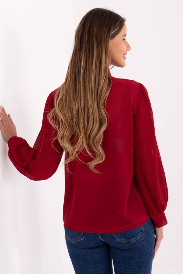 red Long sleeve shirt model 220301 Italy Moda