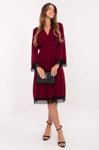 red Cocktail dress model 220304 Italy Moda