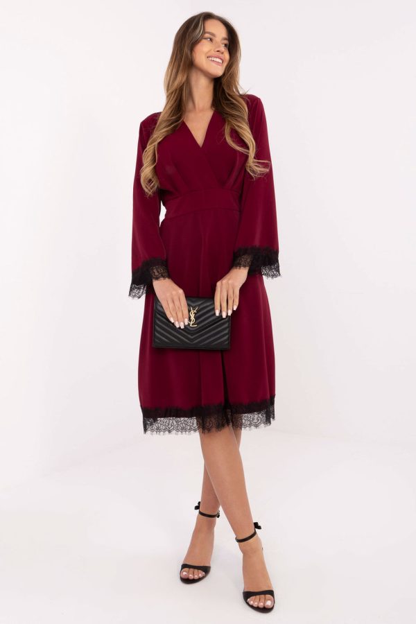 red Cocktail dress model 220304 Italy Moda