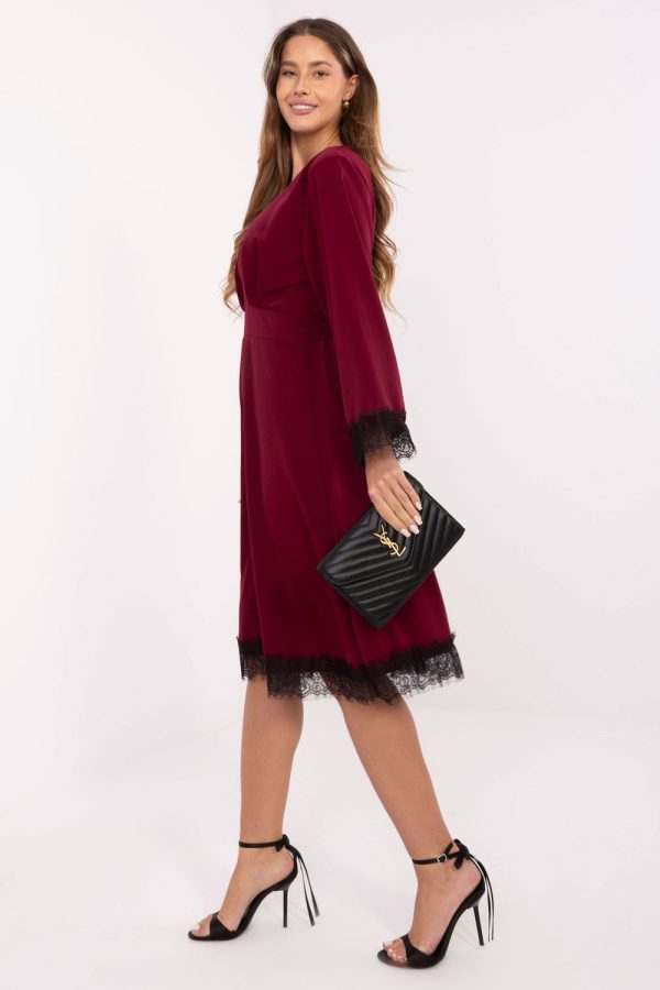 red Cocktail dress model 220304 Italy Moda