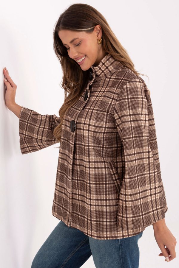 brown Coat model 220319 Italy Moda