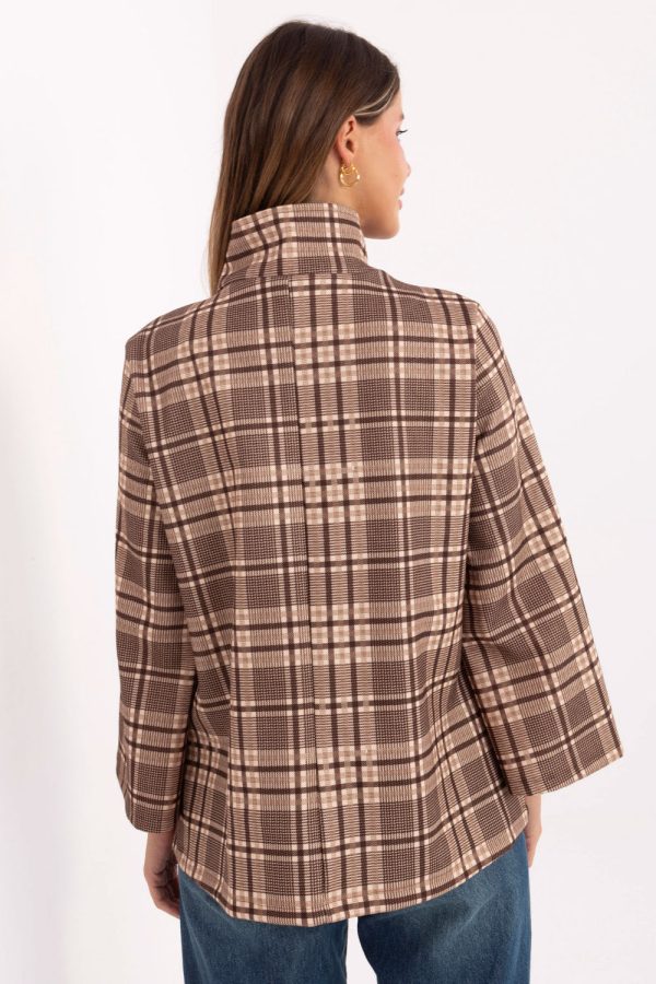 brown Coat model 220319 Italy Moda