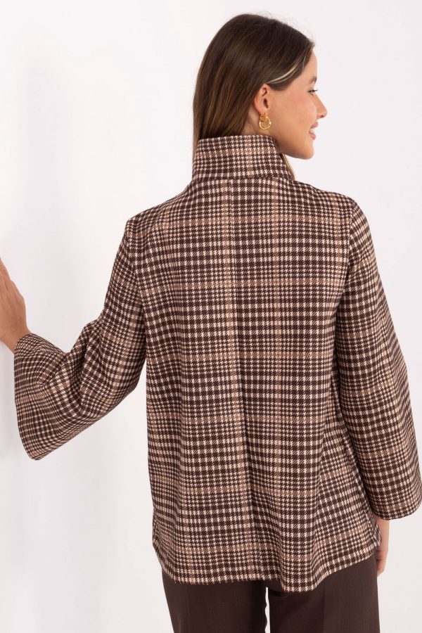 brown Coat model 220320 Italy Moda