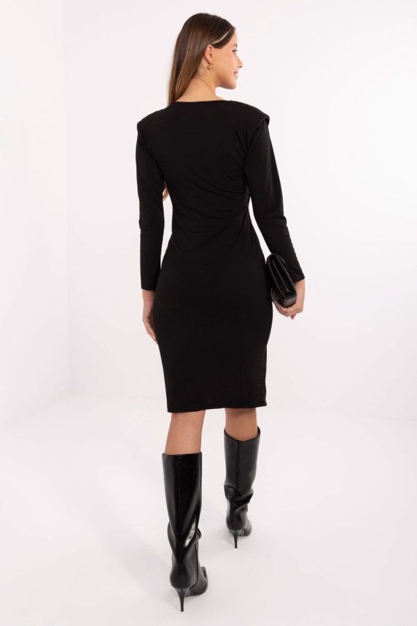 Black Daydress in Day Dresses with Polyester and Viscose