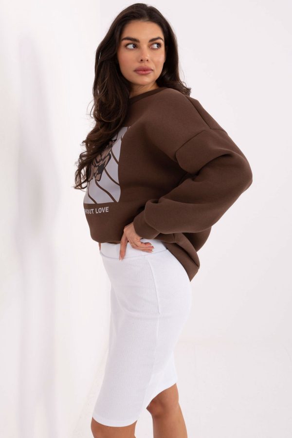 White Skirt in Skirts with Cotton and Spandex