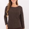 Brown Jumper in Sweaters, Pullovers, Jumpers, Turtlenecks, Boleros, Shrugs with Nylon, PBT and Viscose