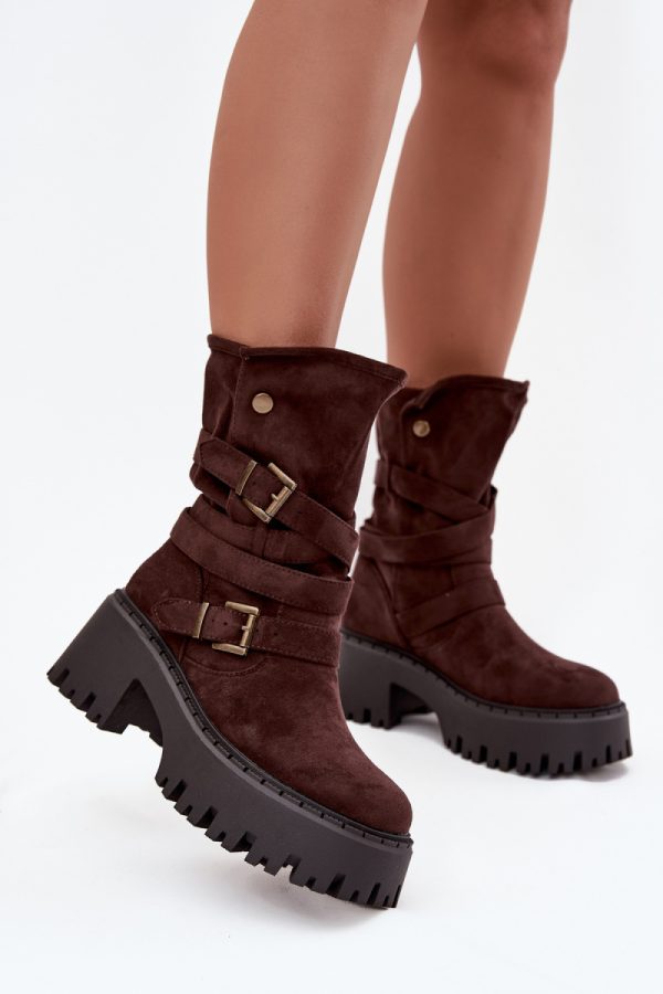 brown Boots model 220496 Step in style