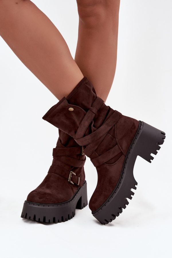brown Boots model 220496 Step in style