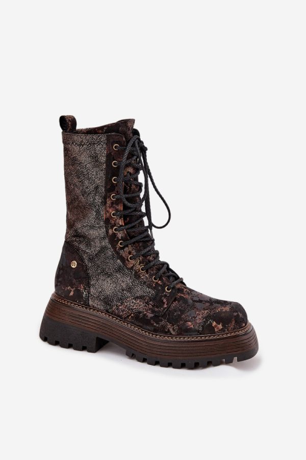 brown Bootie model 220498 Step in style