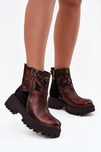 1100968 brown Boots model 220501 Step in style