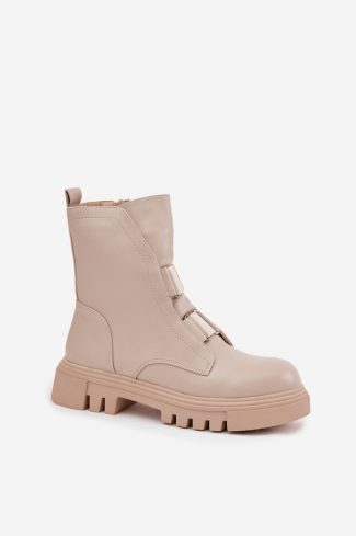 1100973 beige Boots model 220503 Step in style