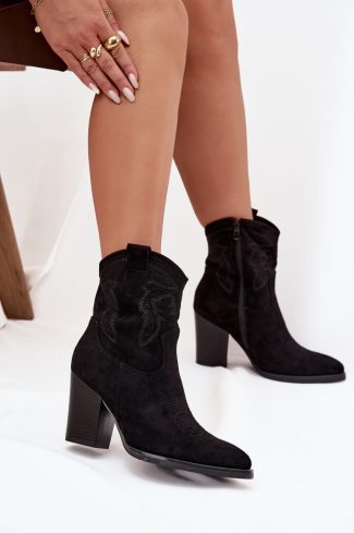 black Heel boots model 220510 Step in style