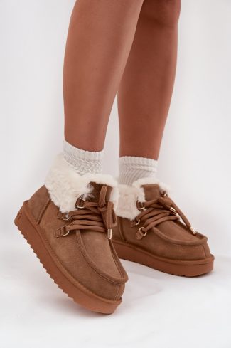 brown Snow boots model 220523 Step in style