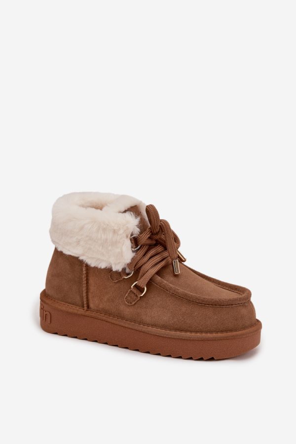 brown Snow boots model 220523 Step in style