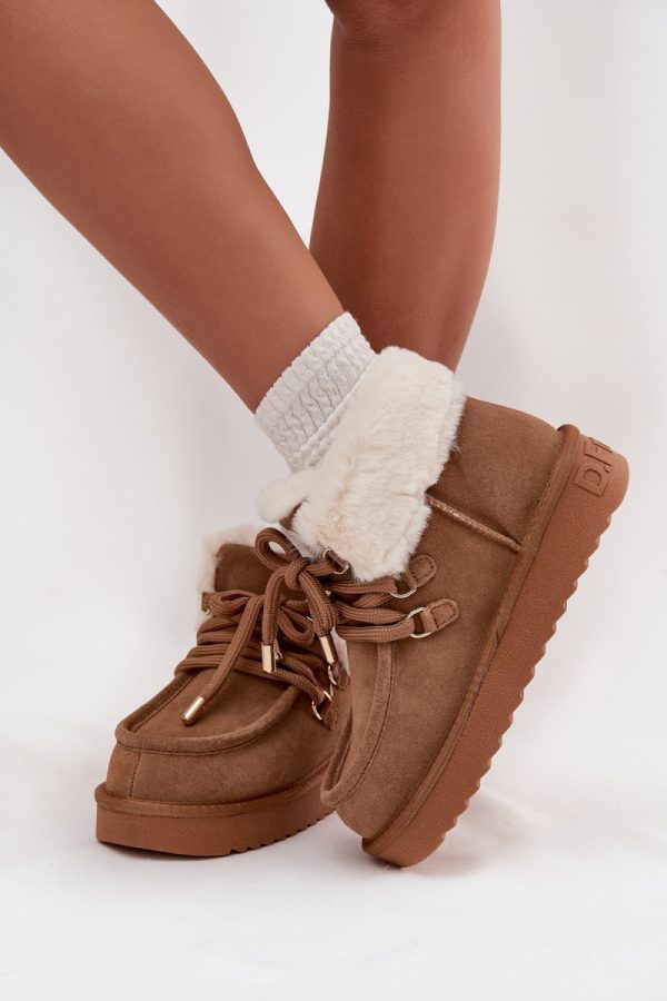brown Snow boots model 220523 Step in style