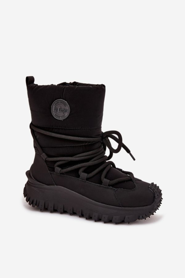 Black Snow Boots in Women`s Ankle Boots & Booties with Fabric, Warmers, Footbed, Upper Height and Platform Height