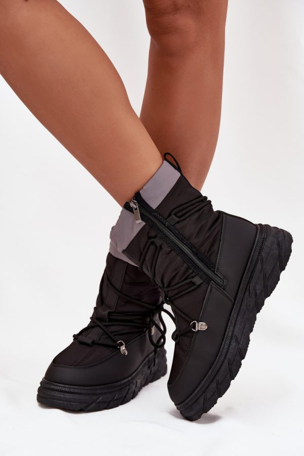 black Snow boots model 220526 Step in style