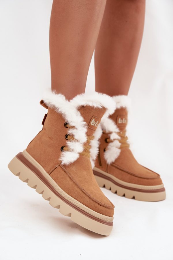 Brown Snow Boots in Women`s Ankle Boots & Booties with Fabric, Warmers, Footbed, Upper Height and Platform Height