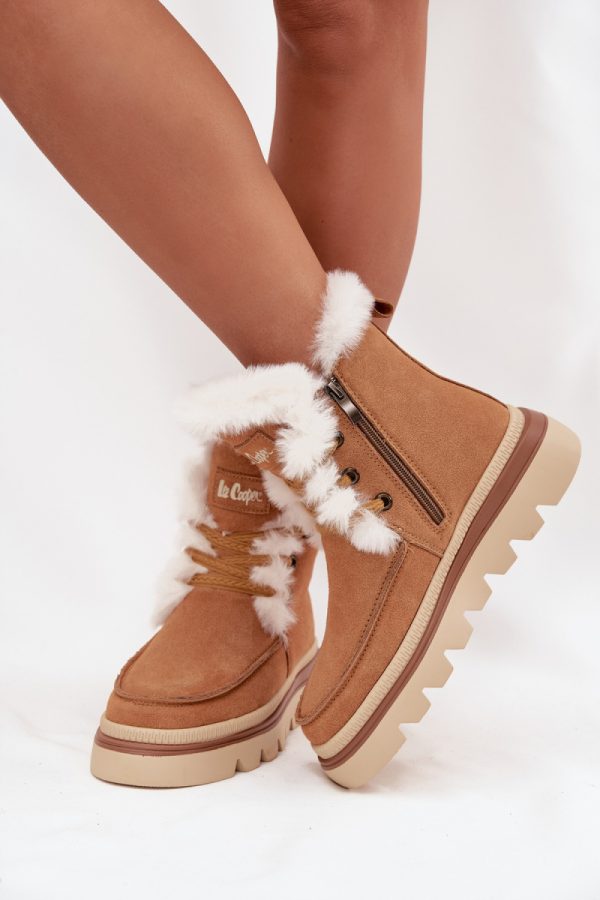 Brown Snow Boots in Women`s Ankle Boots & Booties with Fabric, Warmers, Footbed, Upper Height and Platform Height