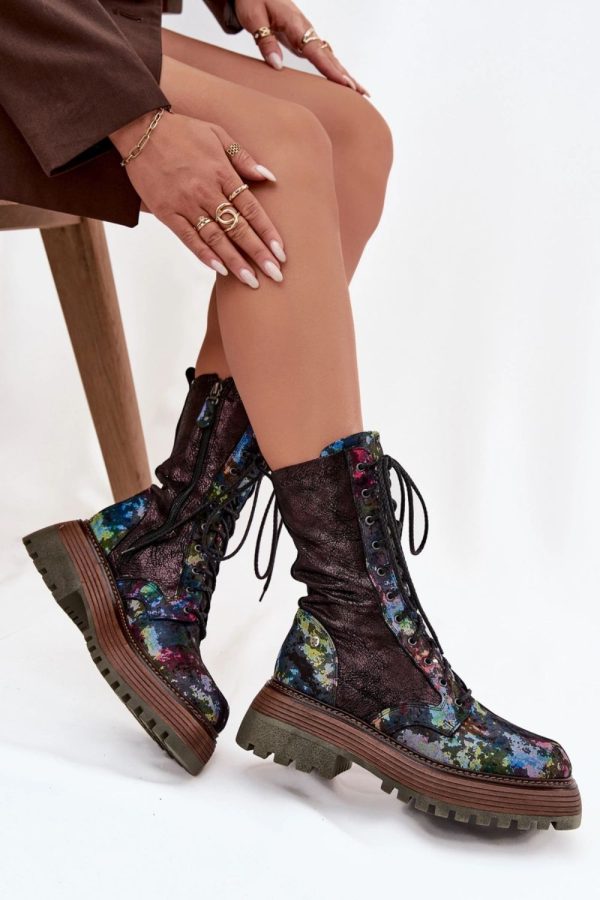 multicolor Bootie model 220497 Step in style