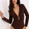 Brown Shapewear Body in Shapewear Bodies For Women with Spandex, Polyester and Viscose