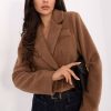 Brown Coat in Women`s Coats, Jackets with Polyester