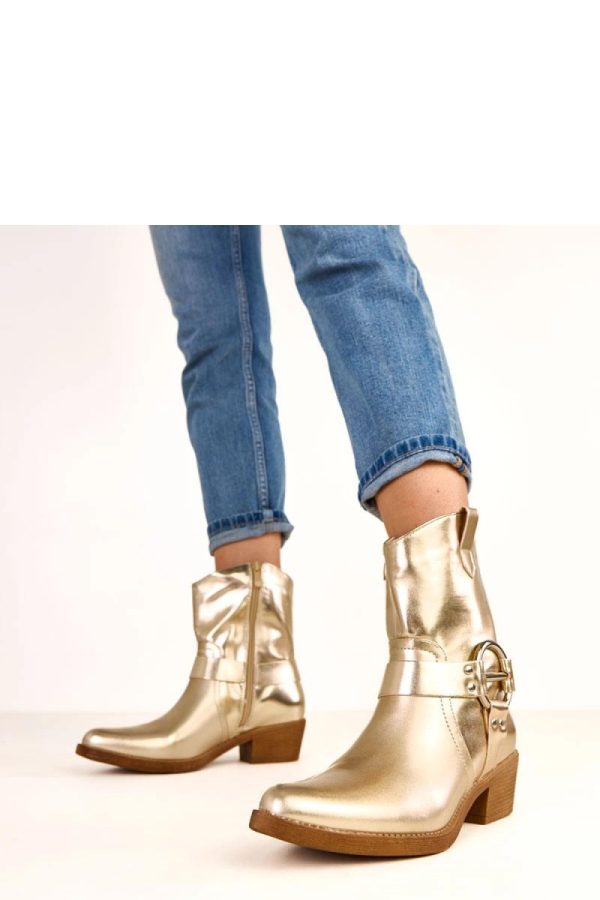 Yellow Heel Boots.Fabric, Footbed, Upper Height and Heel Height
