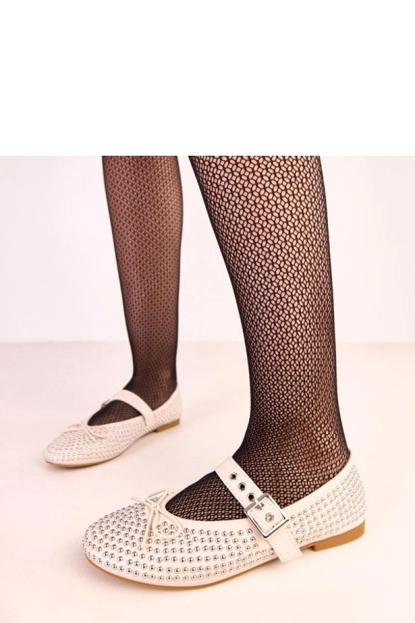 Beige Ballet Flats in Ballet Flats, Ballet Pumps For Women with Fabric and Footbed