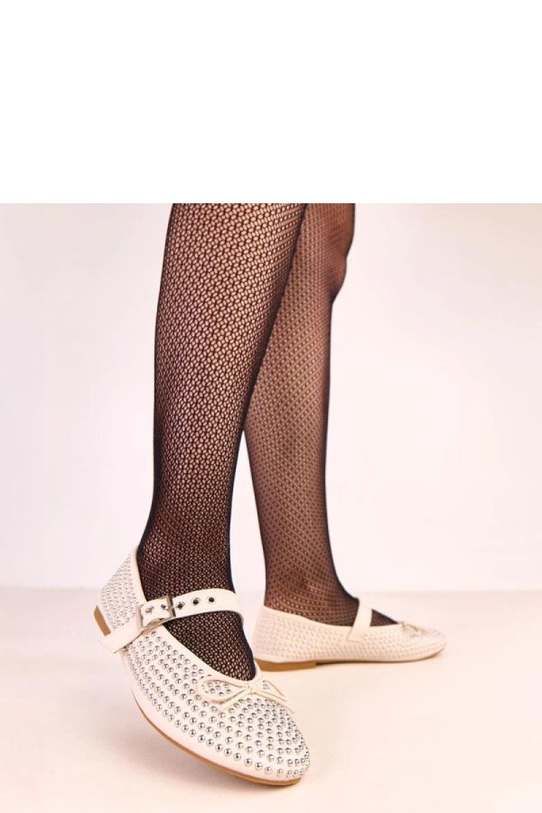 Beige Ballet Flats in Ballet Flats, Ballet Pumps For Women with Fabric and Footbed