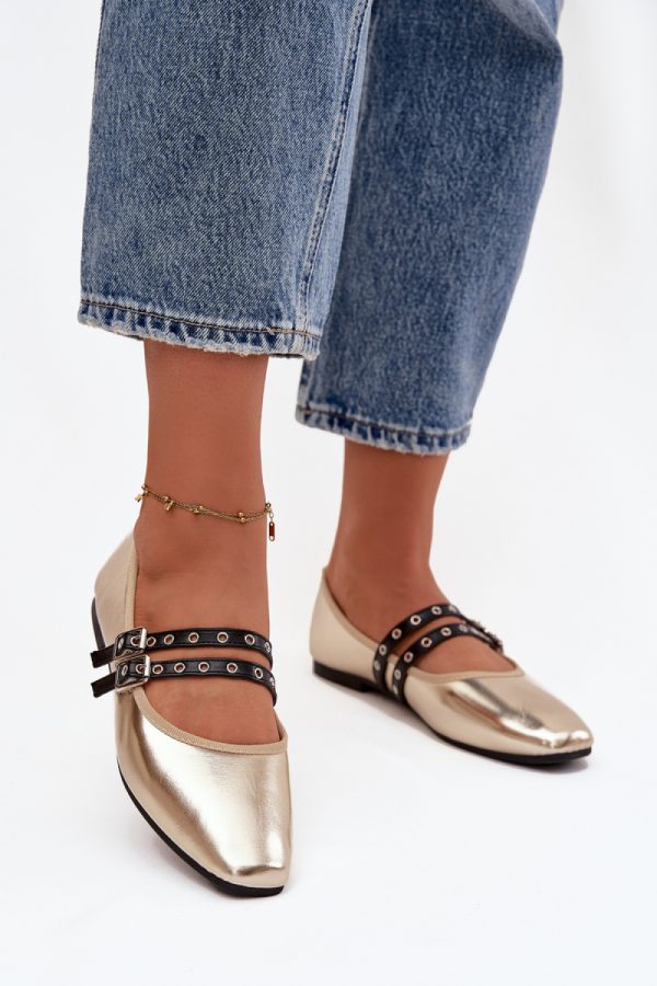 yellow Ballet flats model 220675 Step in style