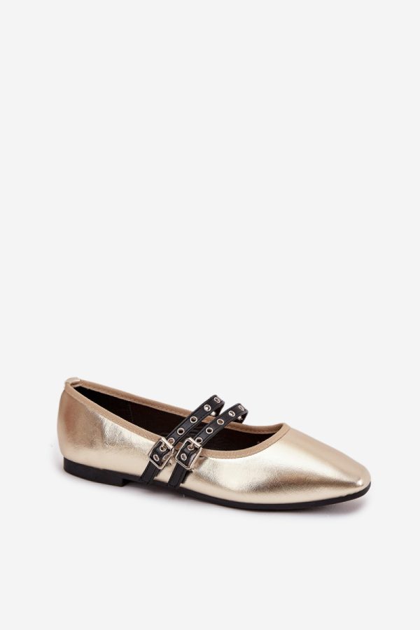 yellow Ballet flats model 220675 Step in style