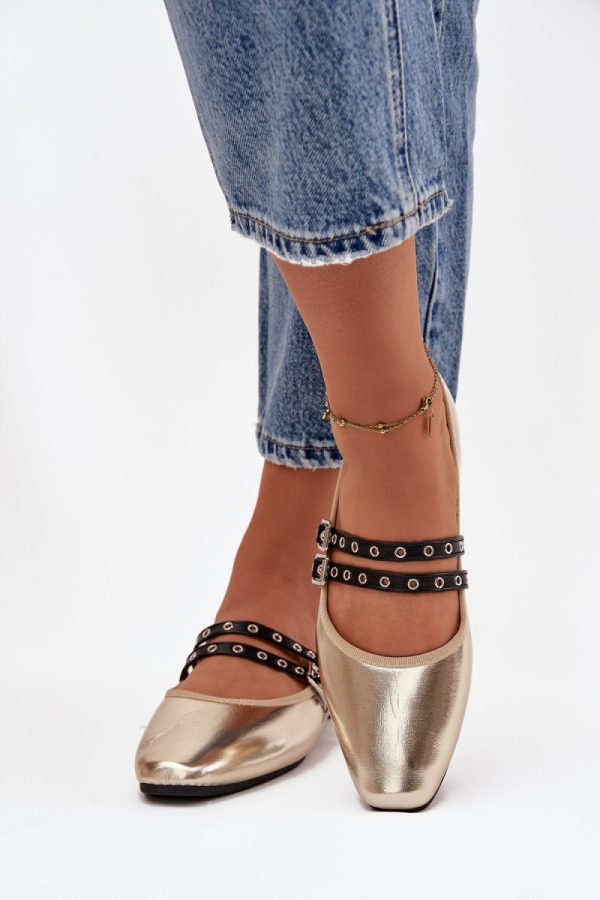 yellow Ballet flats model 220675 Step in style