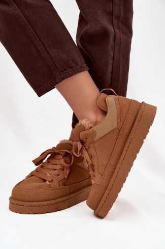 1101561.jpg Brown Sport Shoes in Women`s Athletic Shoes, Trainers, Sneakers with Fabric, Warmers, Footbed, Upper Height and Sole Height
