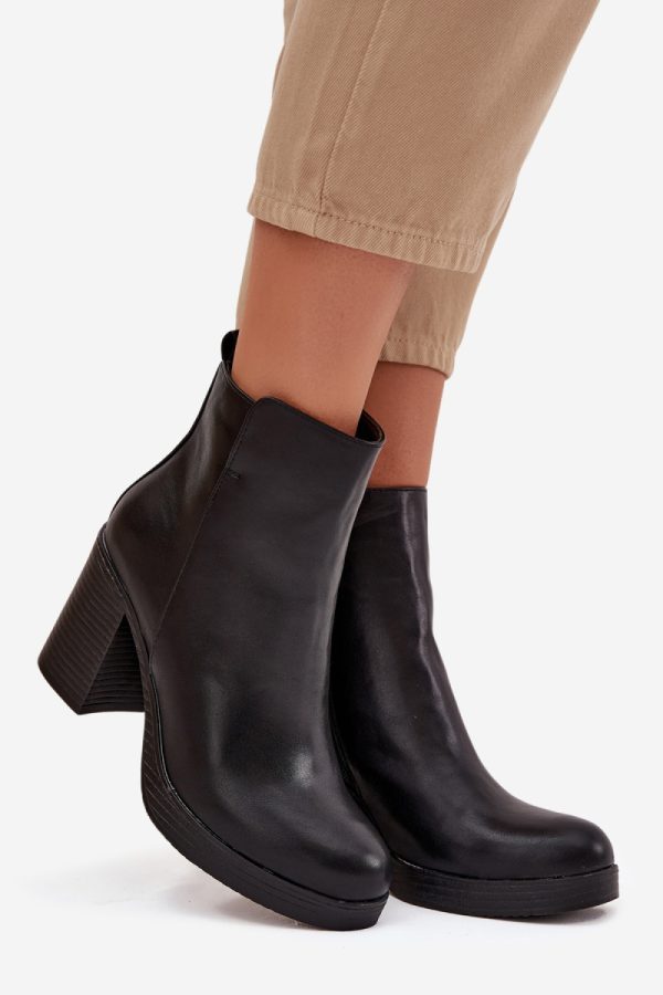 black Heel boots model 220709 Step in style
