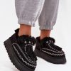 1101683.jpg Black Snow Boots in Women`s Ankle Boots & Booties with Fabric, Warmers, Footbed and Platform Height