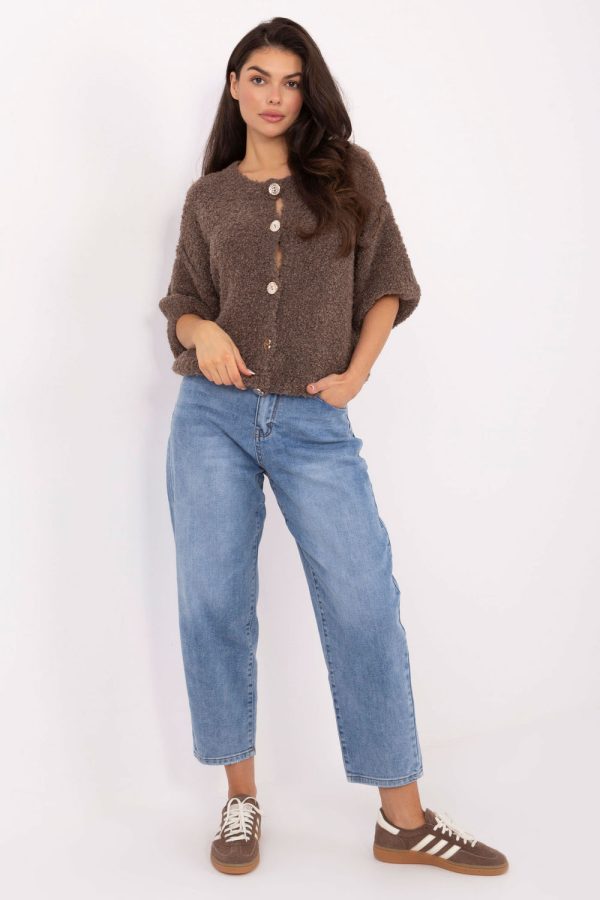 beige Cardigan model 220756 Italy Moda