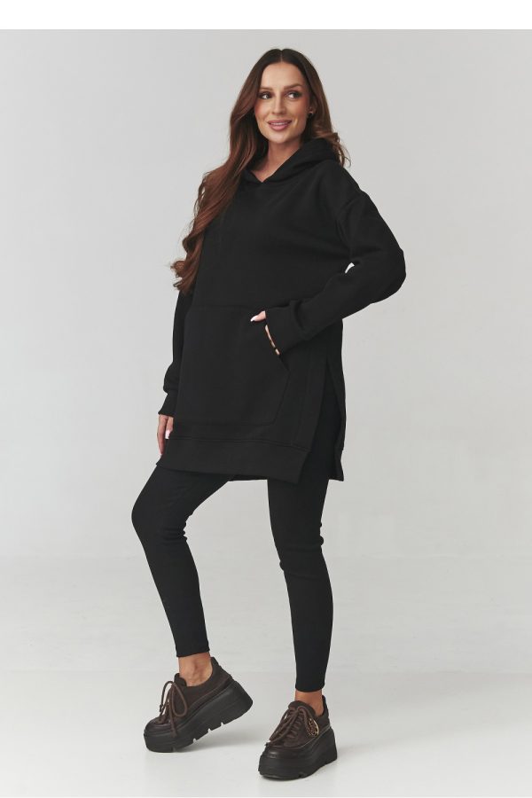 Black Set in Pants, Trousers, Shorts with Cotton and Spandex