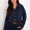 1101965 blue Long sleeve shirt model 220822 Italy Moda