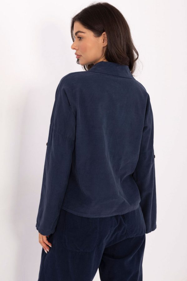 blue Long sleeve shirt model 220822 Italy Moda