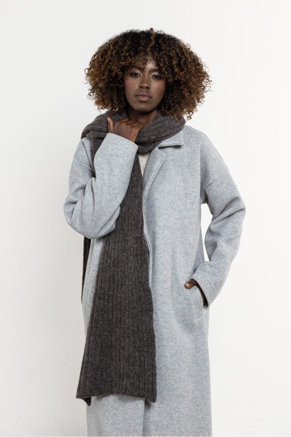 Brown Shawl in Wraps, Scarves, Shawls For Women with Acrylic, Moher, Polyamide and Wool
