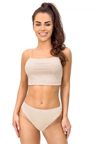 Beige Panties in Briefs with Spandex and Viscose