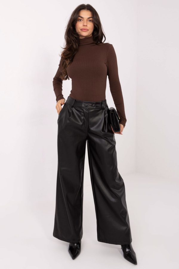 Brown Turtleneck in Sweaters, Pullovers, Jumpers, Turtlenecks, Boleros, Shrugs with Cotton and Spandex