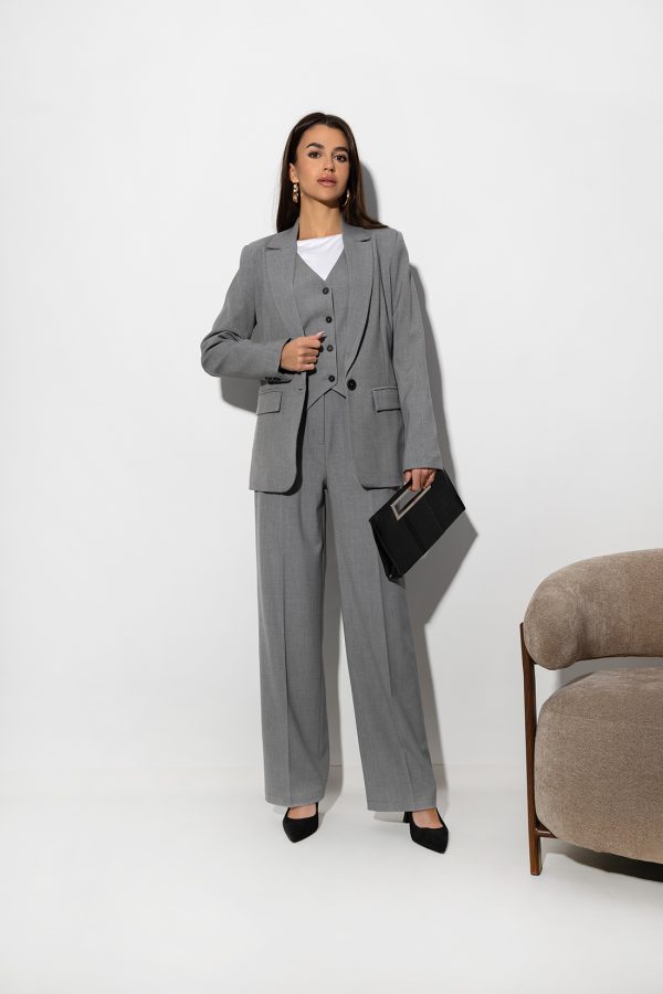Grey Jacket in Jackets, Vests For Women with