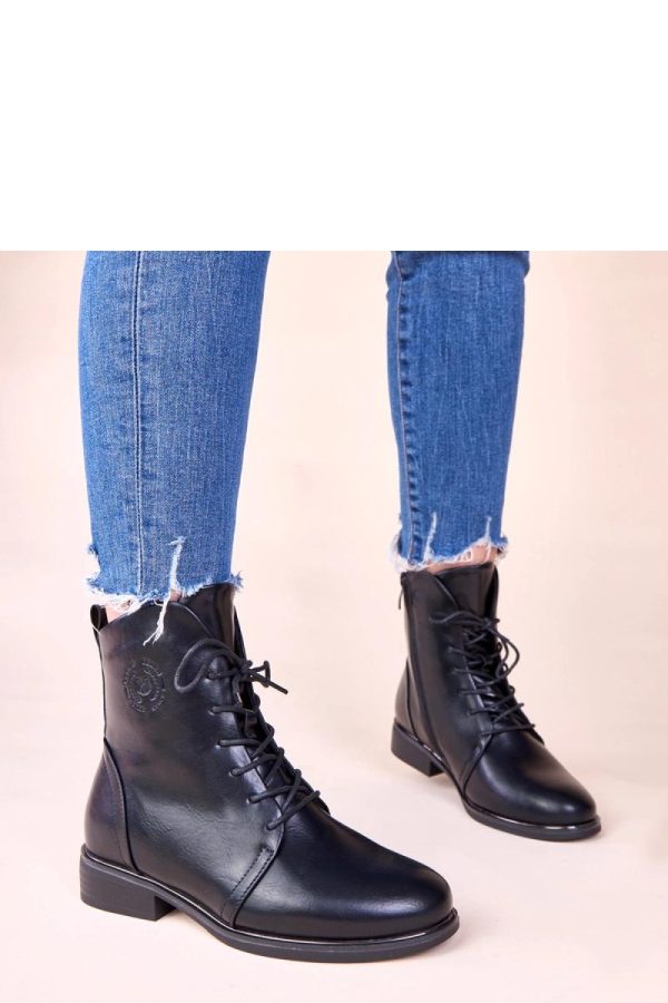 Black Boots in Women`s Ankle Boots & Booties with Fabric, Footbed, Upper Height and Heel Height