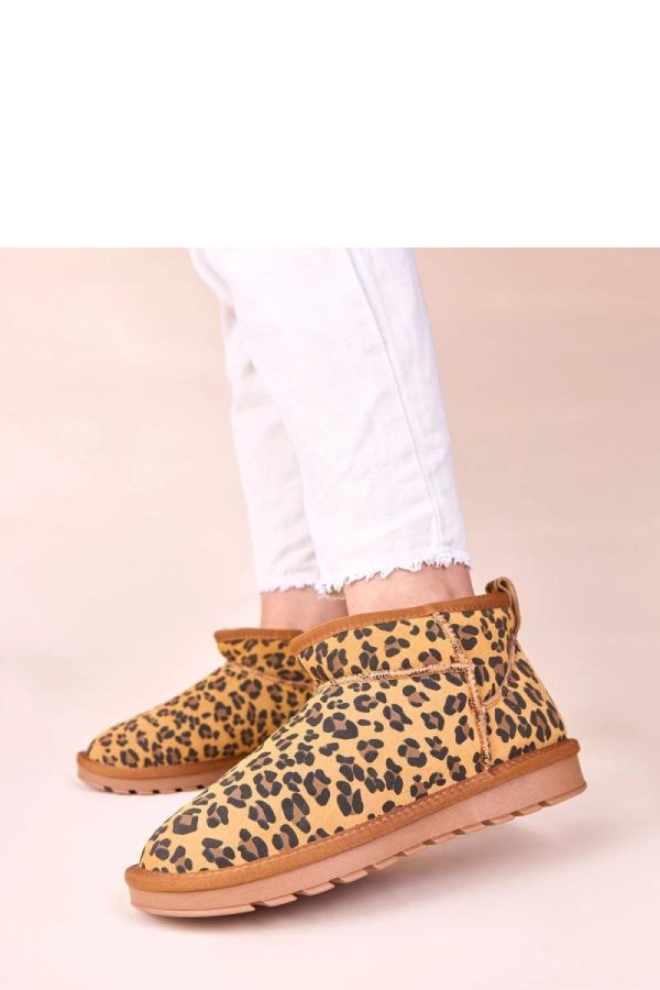Brown Snow Boots...Fabric, Footbed and Platform Height